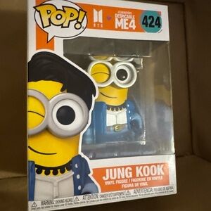 Funko Pop Jung Kook Minion Figure - Yellow and Blue